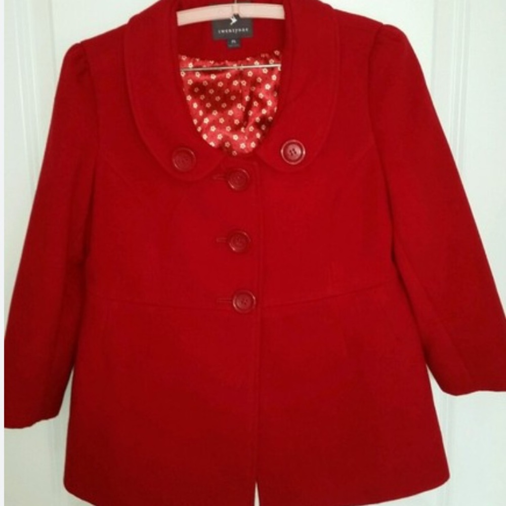Beautiful Red Coat, Women/ Juniors Medium used $5.00 - Picture 1 of 1